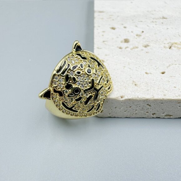 Tiger Cubic Zirconia Ring - Picture 5 of 10